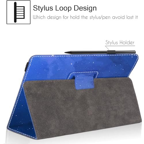 Universal 10 10.1 Inch Android Tablet Case,Slim Folding Stand Starry Sky 04