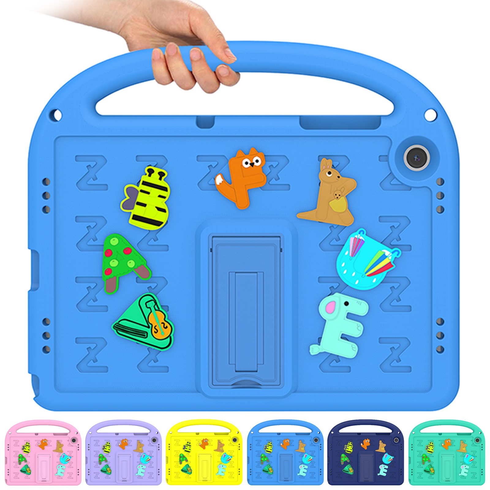 Kids Case For Samsung Galaxy Tab A9 Plus/A11+ Tablet EVA Shockproof Stand Handle