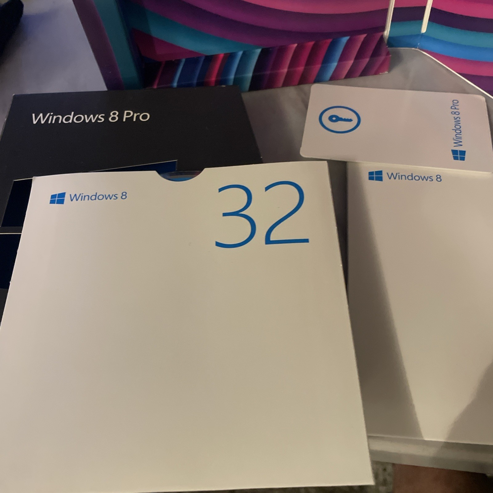 Microsoft Windows 8 Professional Full/Upgrade 32Bit & 64Bit DVD MS WIN PRO