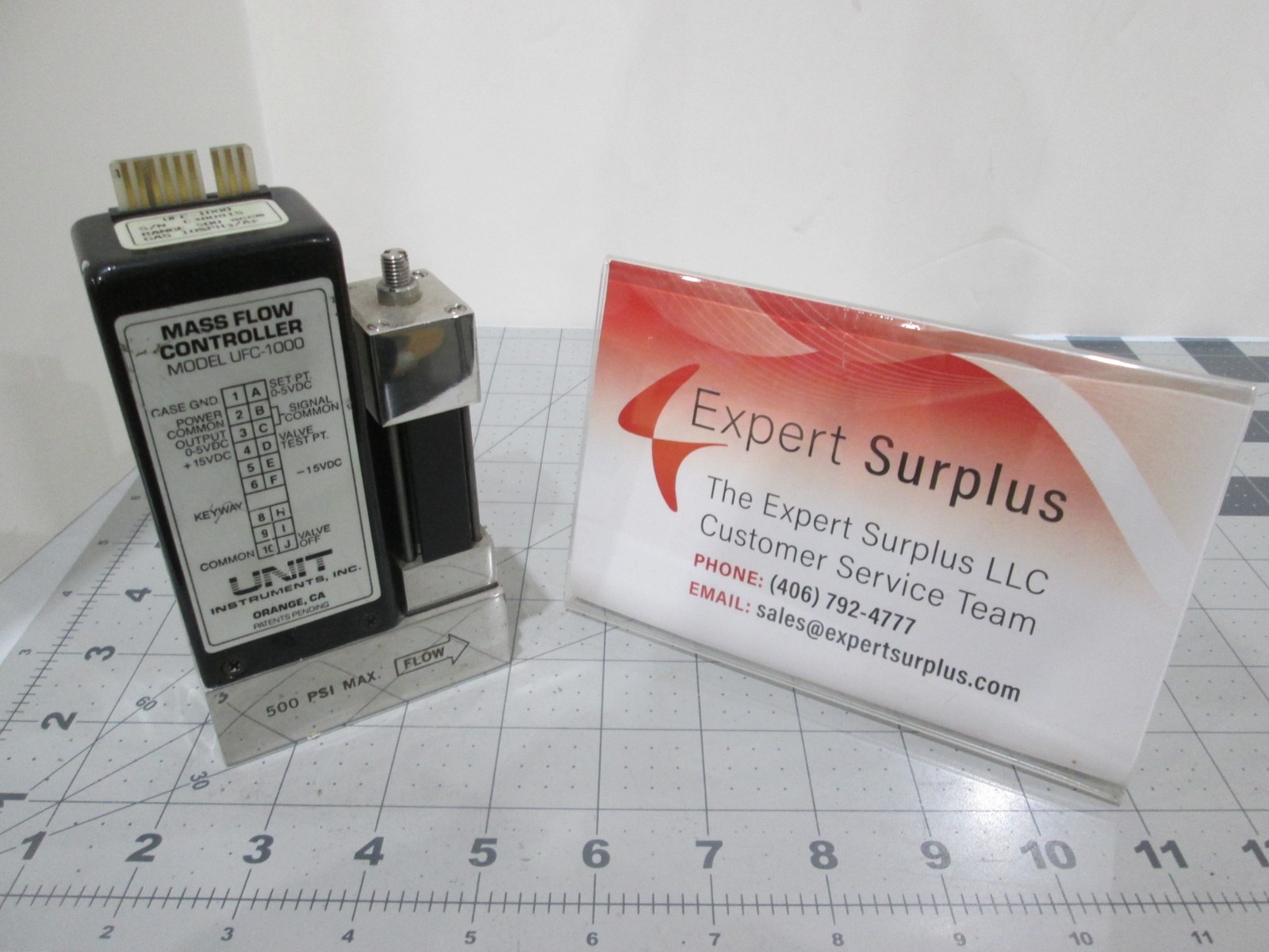 Unit, UFC-1000, Mass Flow Controller, 10%PH3/Ar, 500 SCCM, Used