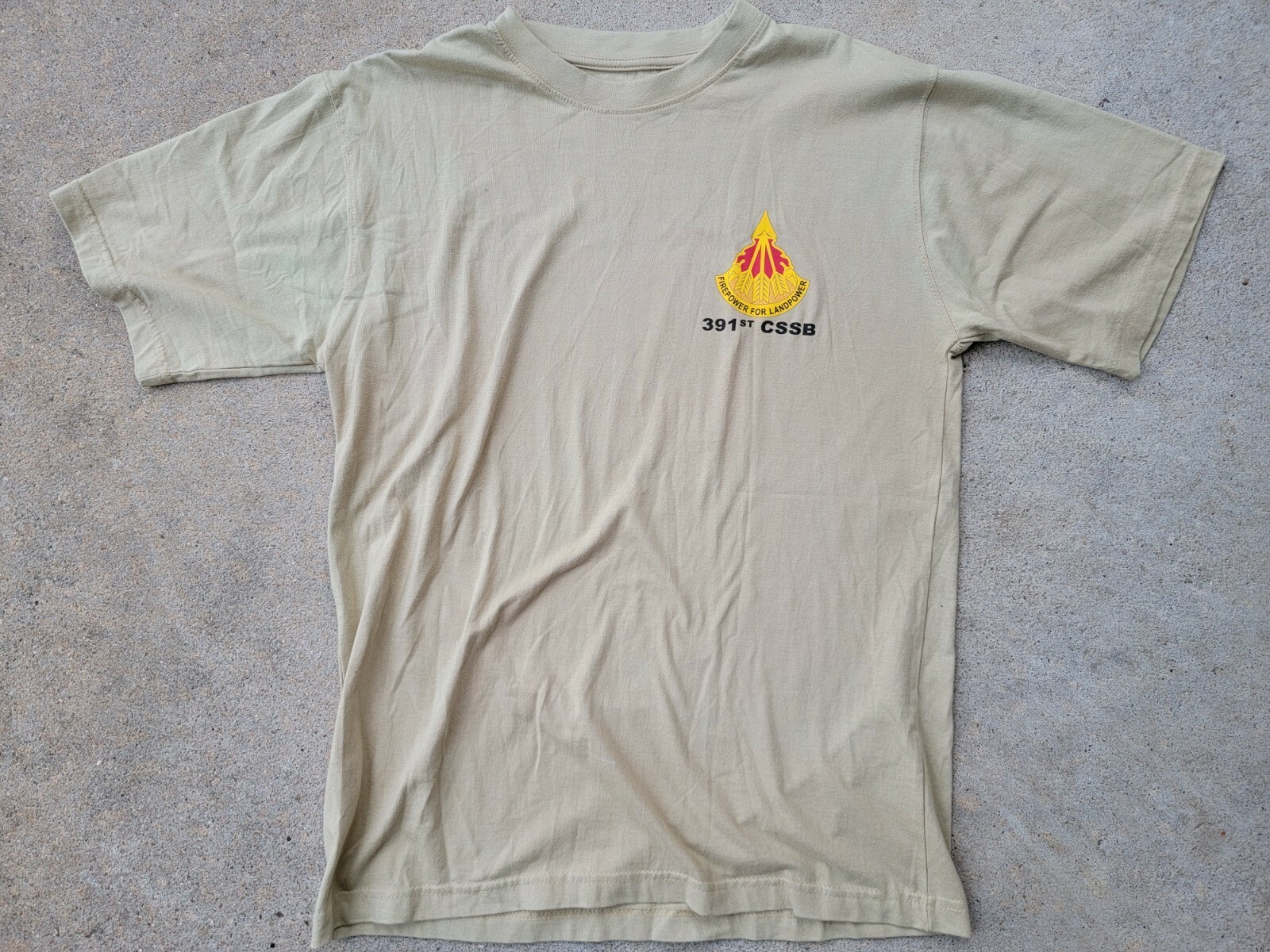 Vintage Army company shirt 51st transport company 391st shirt medium