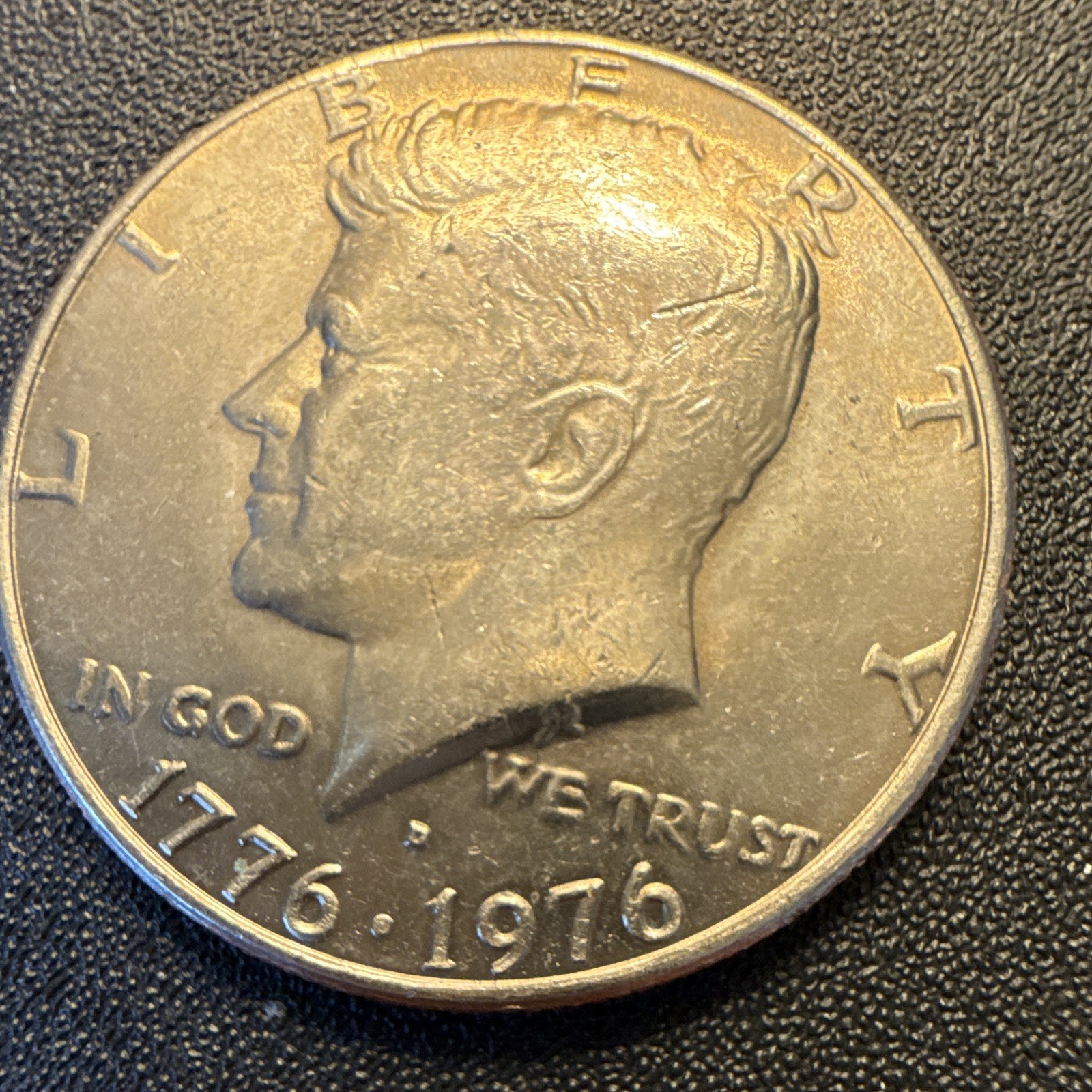 1776-1976-D Bicentennial Kennedy Half Dollar,DDO DDR Business strike