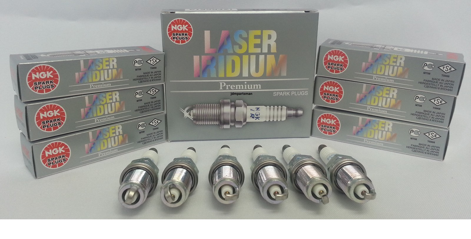 6-PC for HONDA ACURA NGK LASER IRIDIUM LONG LIFE PLUG TSX ACCORD PILOT ILZKR7B11