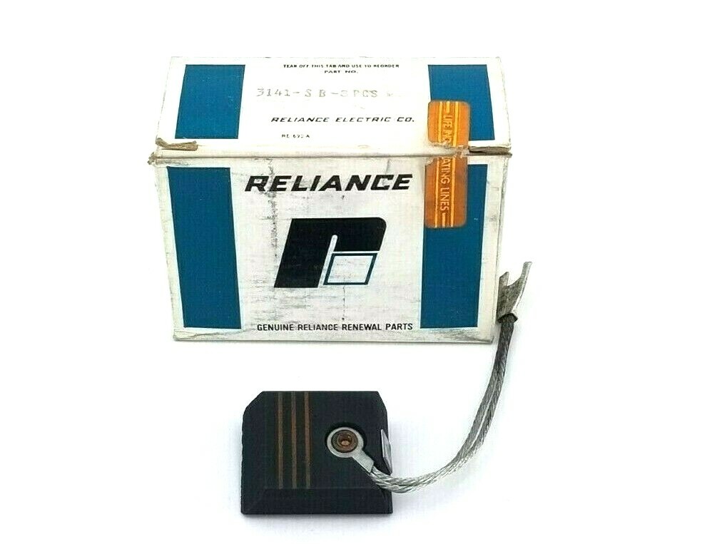 Reliance Electric, 3141-SB / 3141SB, Brush Std. w/ Life Lines, Lot of 6 Pieces