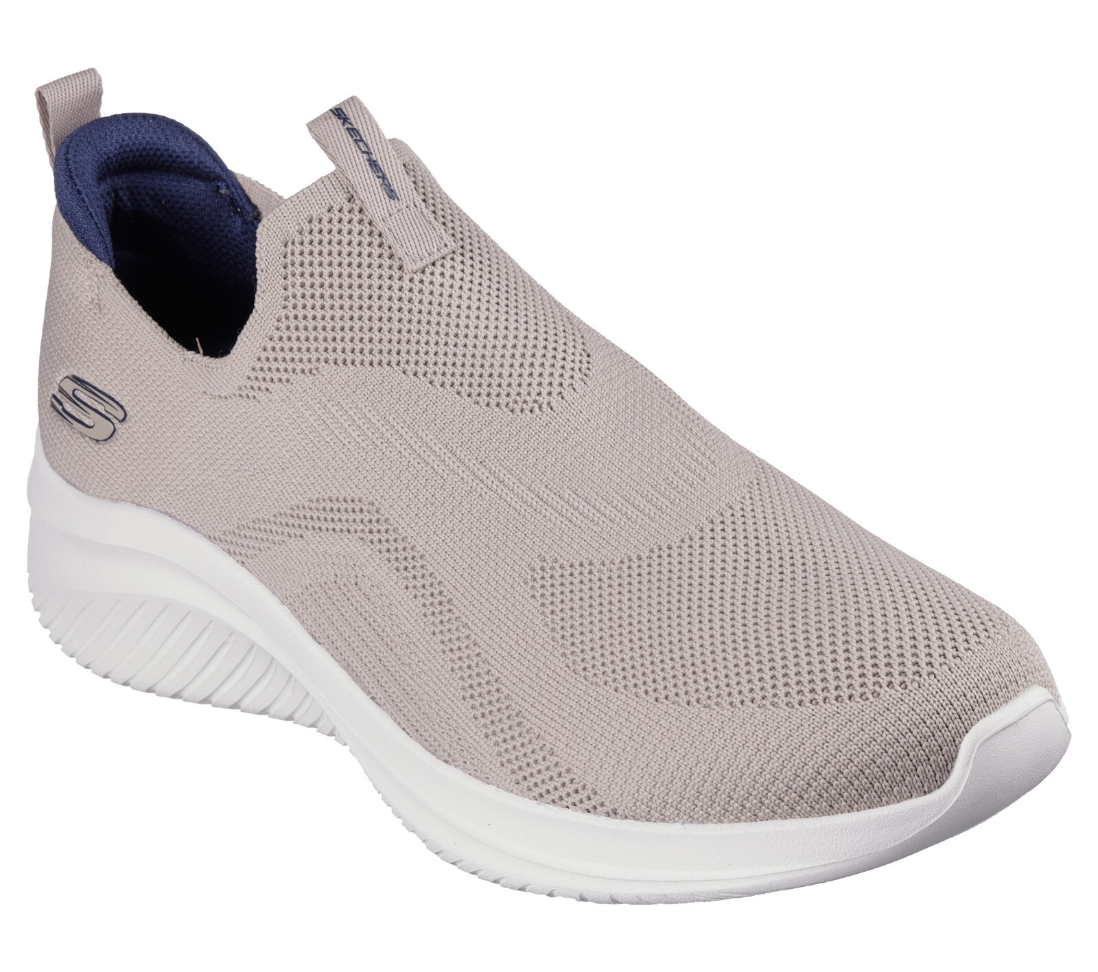 Skechers Shoes Men's Slip On Sport Comfort Taupe Memory Foam Casual Soft 232682