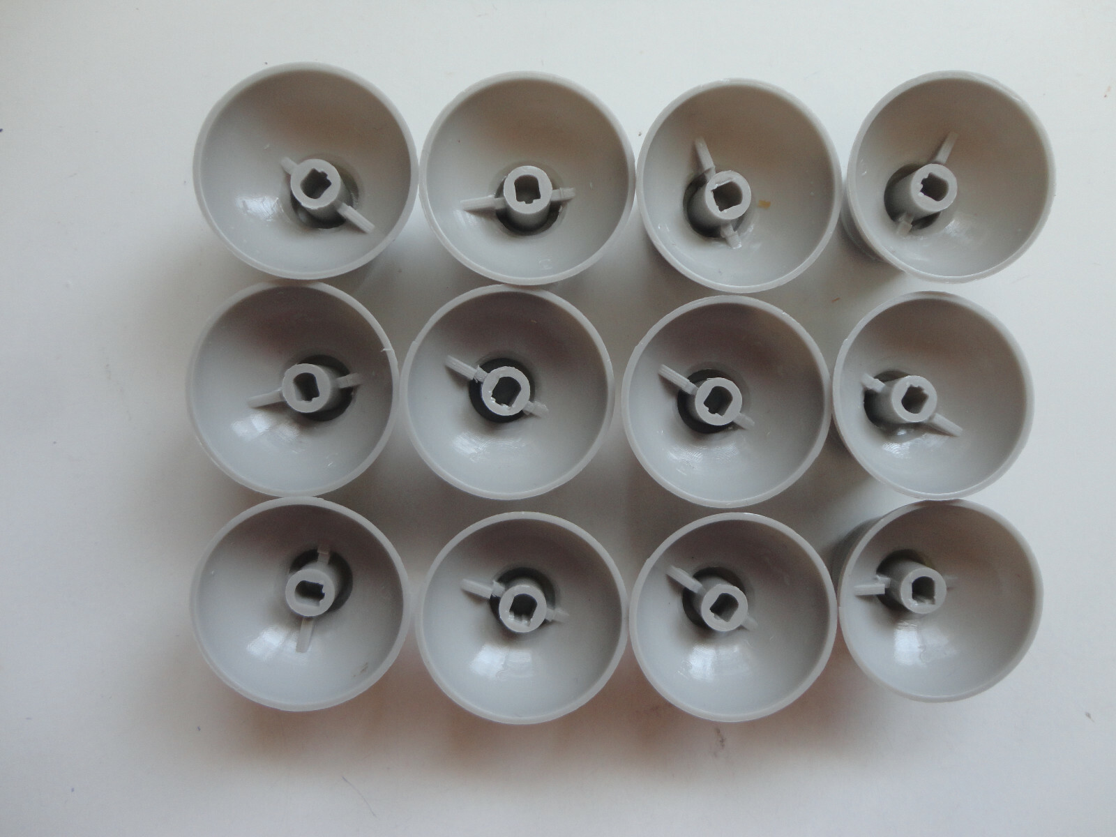LOT (12) GAMECUBE controller analog joystick cap gray replacement