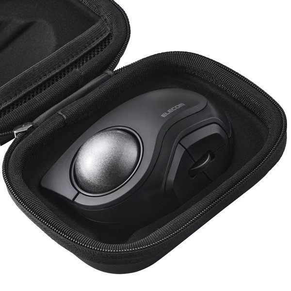 ELECOM bitra Index Finger Trackball Mouse 5 Button Wireless Compact Silent Black