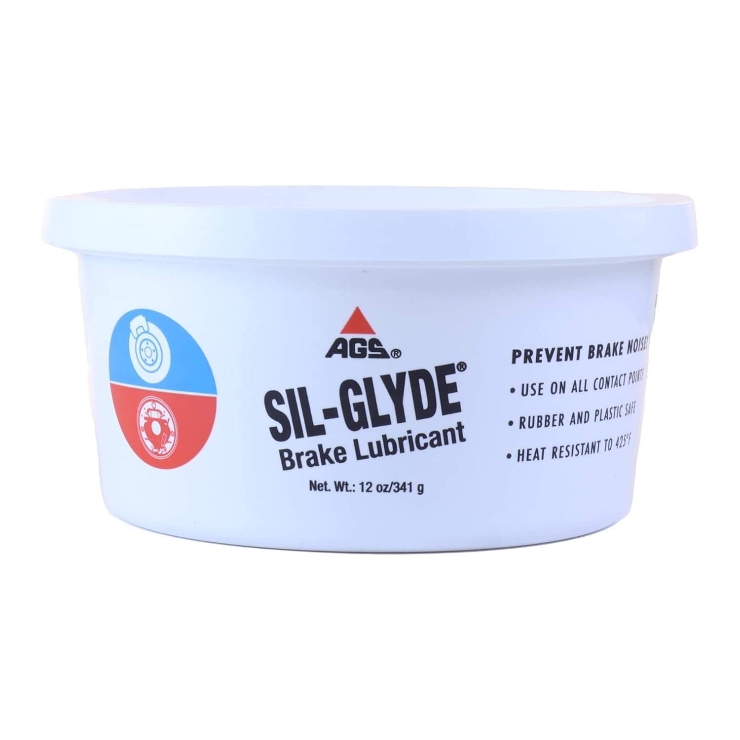 AGS Automotive Solutions SIL-Glyde 12 oz Tub Silicone Based Brake 12oz