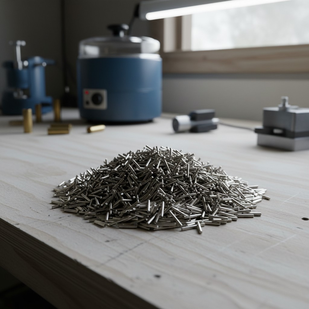 Stainless Steel 2.5 LB Tumbling Media Pins - Perfect for Primer Pocket Cleaning