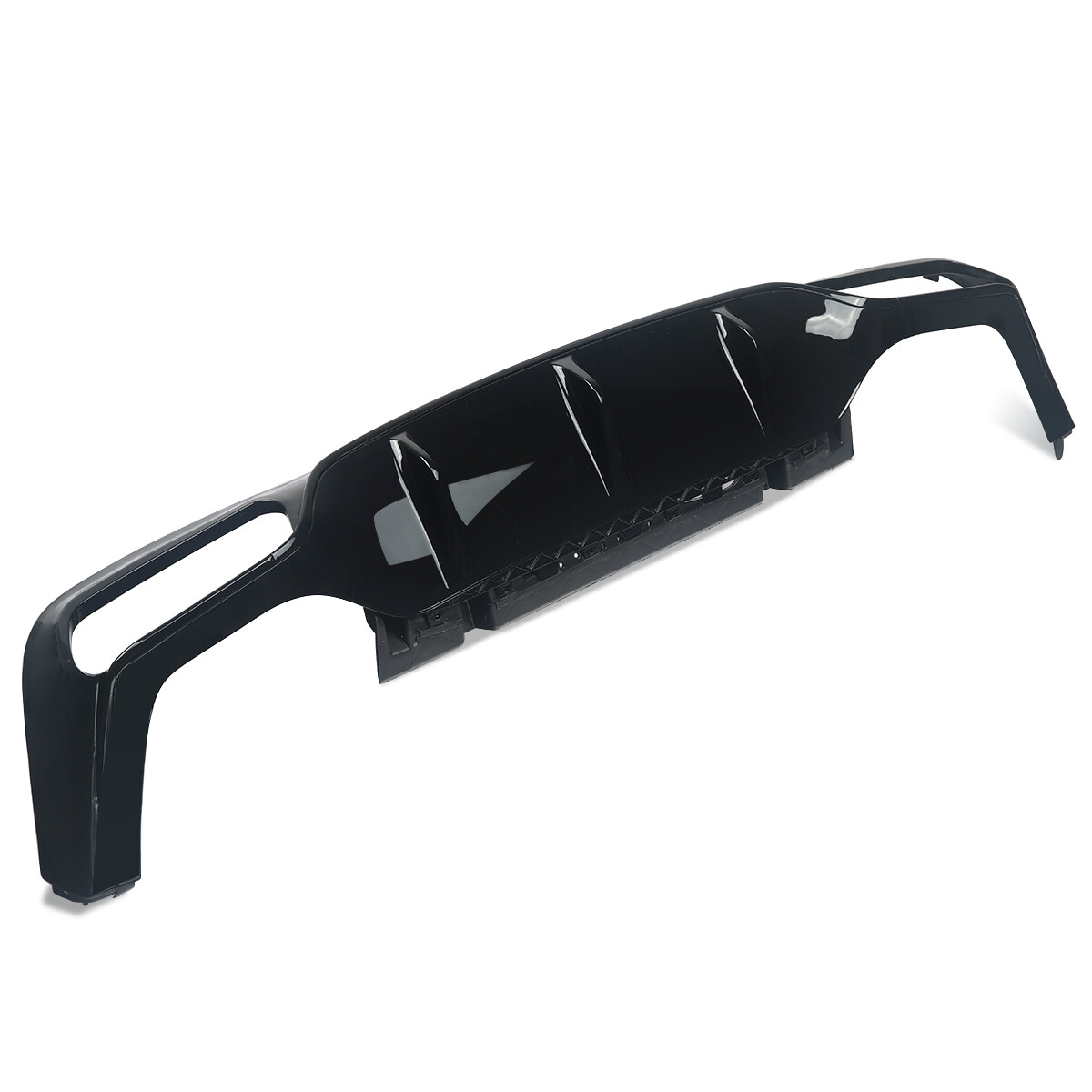 Rear Bumper Diffuser Lip W/ Exhaust Tips For 2016-2020 Benz W213 E300 E400 E43