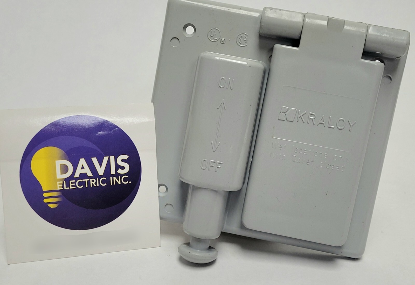 KRALOY VSDR20-2 Duplex Plunger Switch Cover  *H62