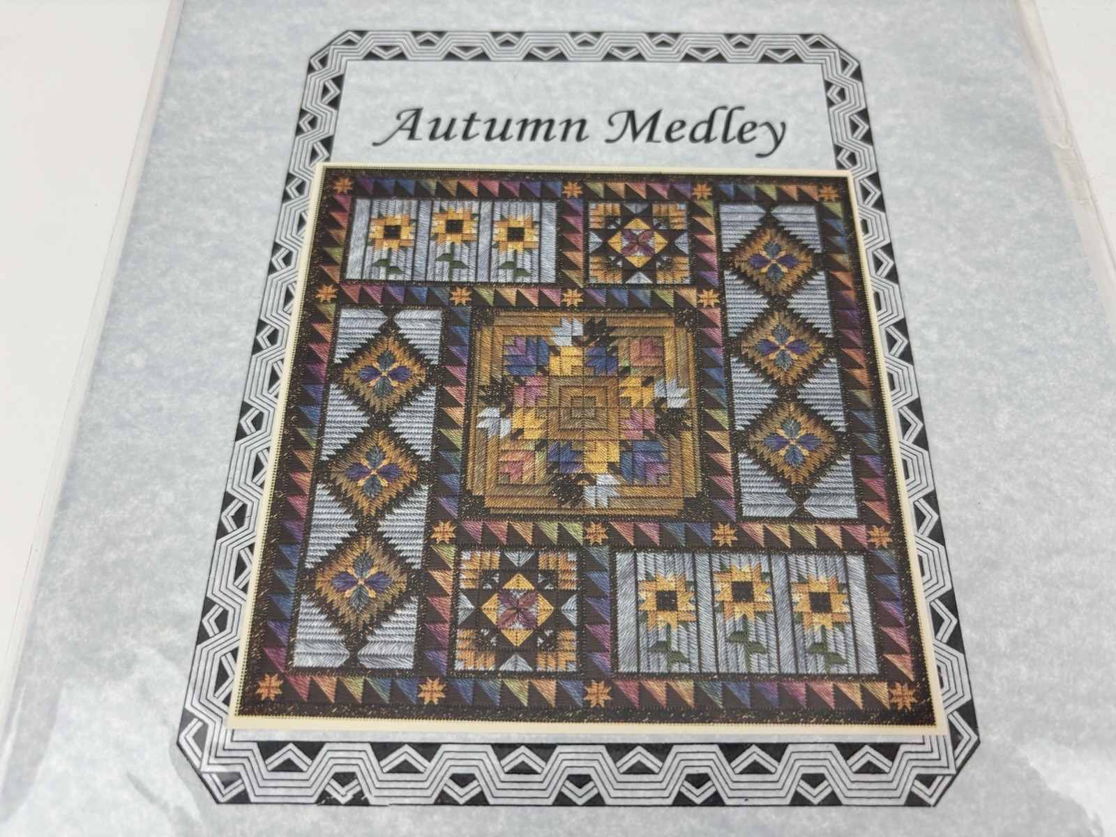 From Nancy’s Needle Quilt Series Autumn Medley Needlepoint Pattern 1S