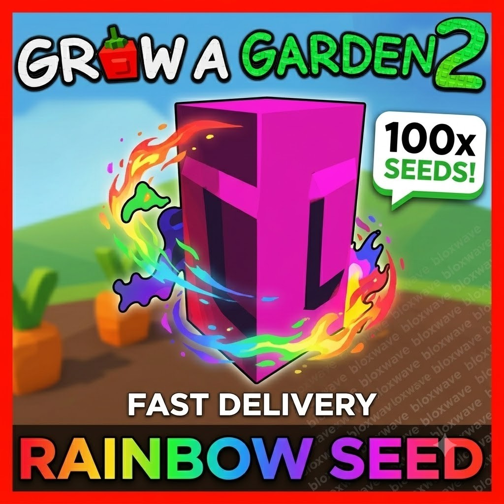 🔥100X RAINBOW SEEDS!🪴GROW A GARDEN 2 - !⚡GAG2💸 |‼️FAST & CHEAPEST‼️BLOXWAVE