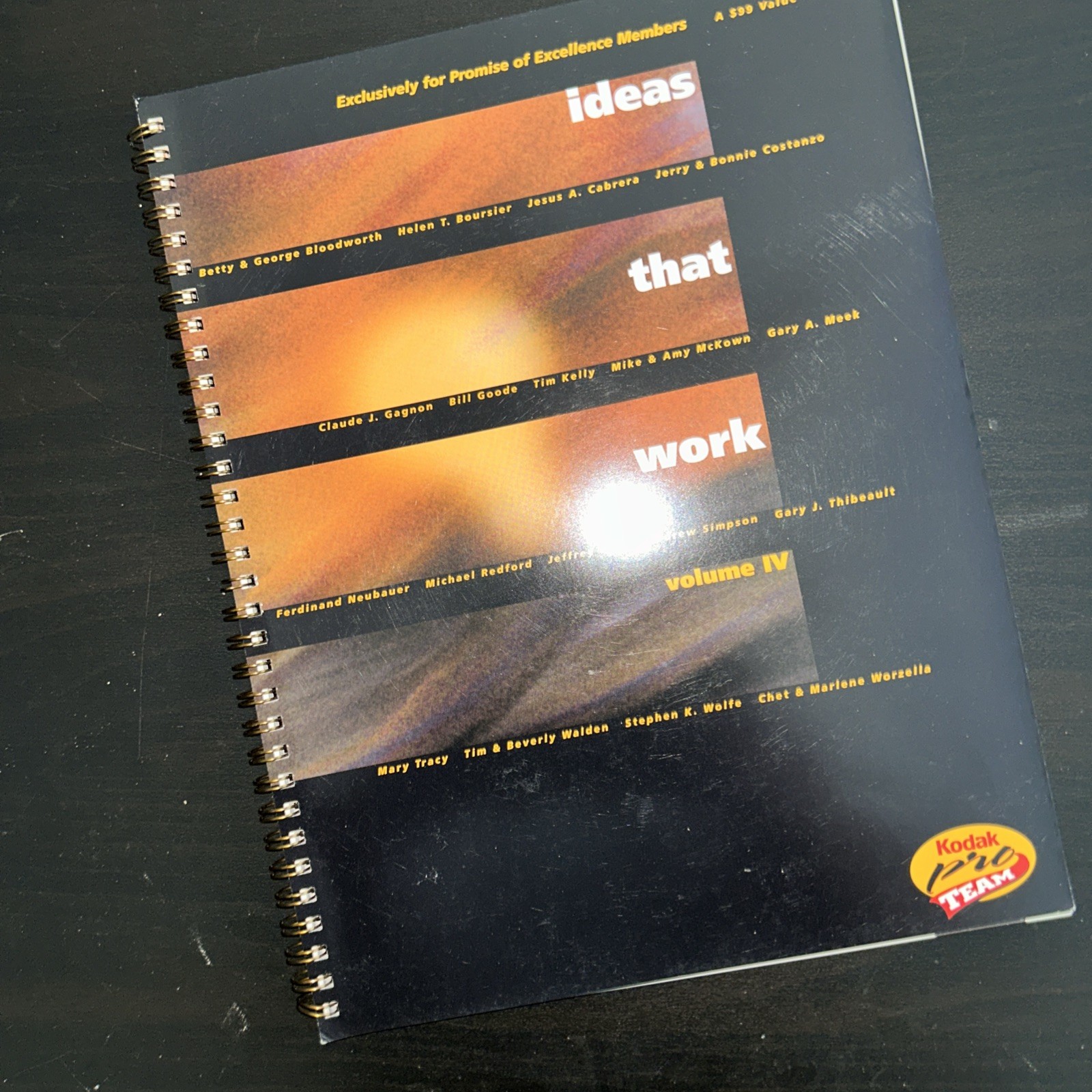 KODAK Ideas That Work (Vol. IV) Sales & Promotion Ideas for Portrait Photogs.