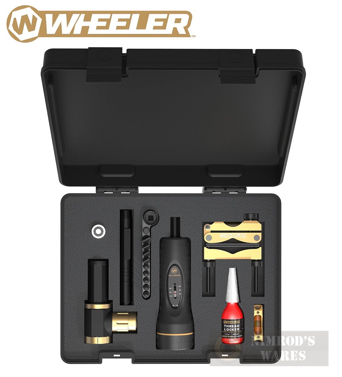 Wheeler ULTRA SCOPE MOUNTING KIT Reticle Leveling Wrench Bore Sight Case 4001009