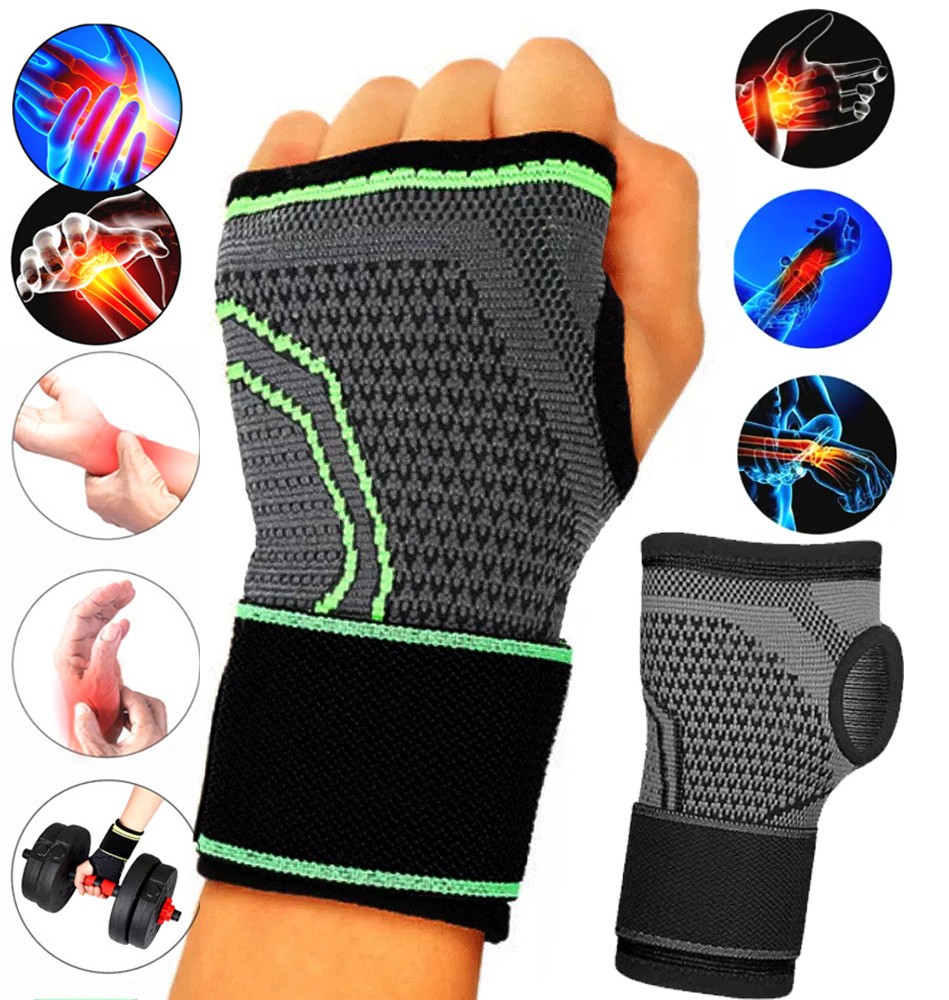 Wrist Hand Brace Support Carpal Tunnel Sprain Arthritis Gym Splint Right / Left