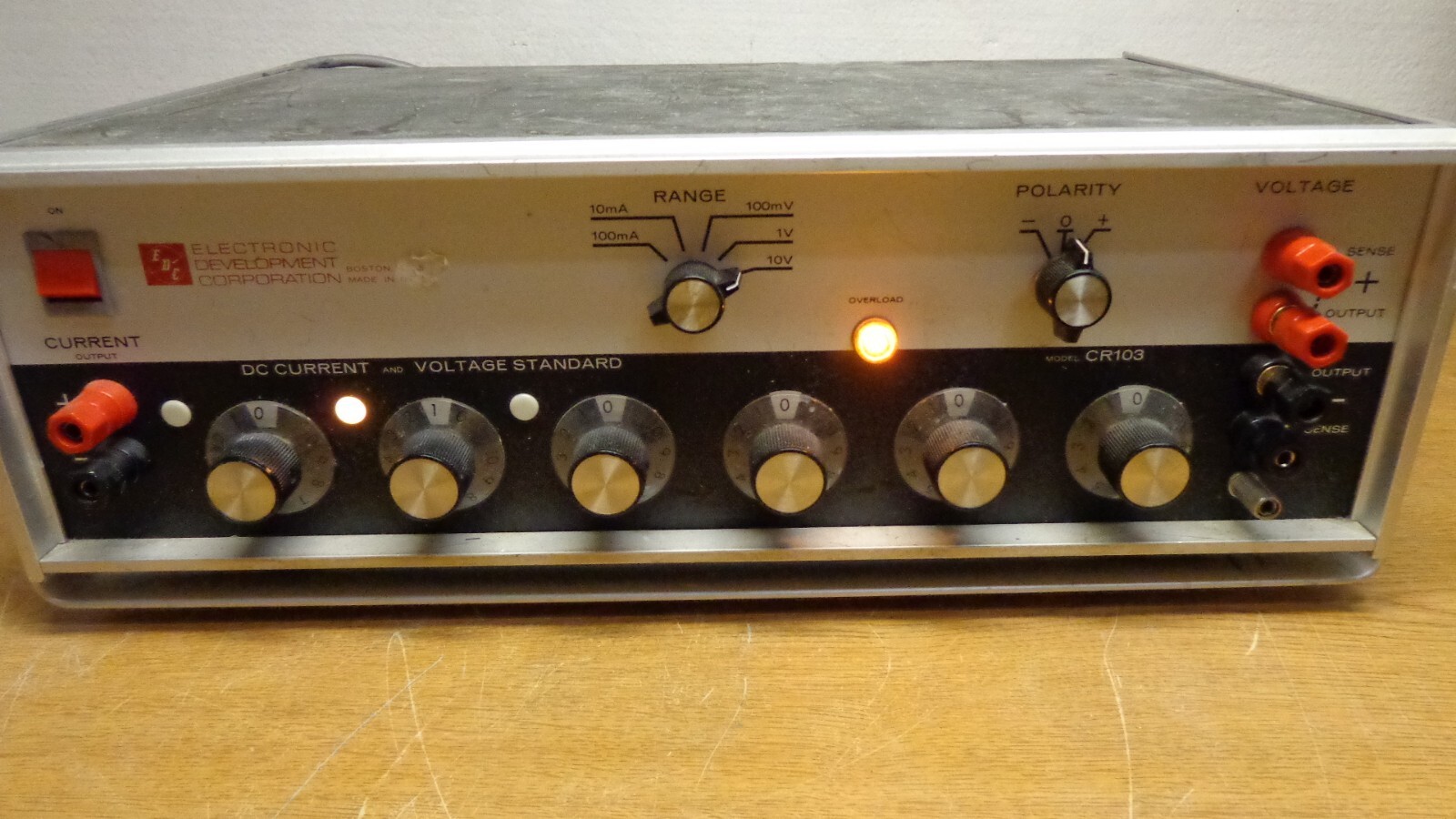 EDC CR 103 DC Voltage and Current Standard CR103 Electronic Development