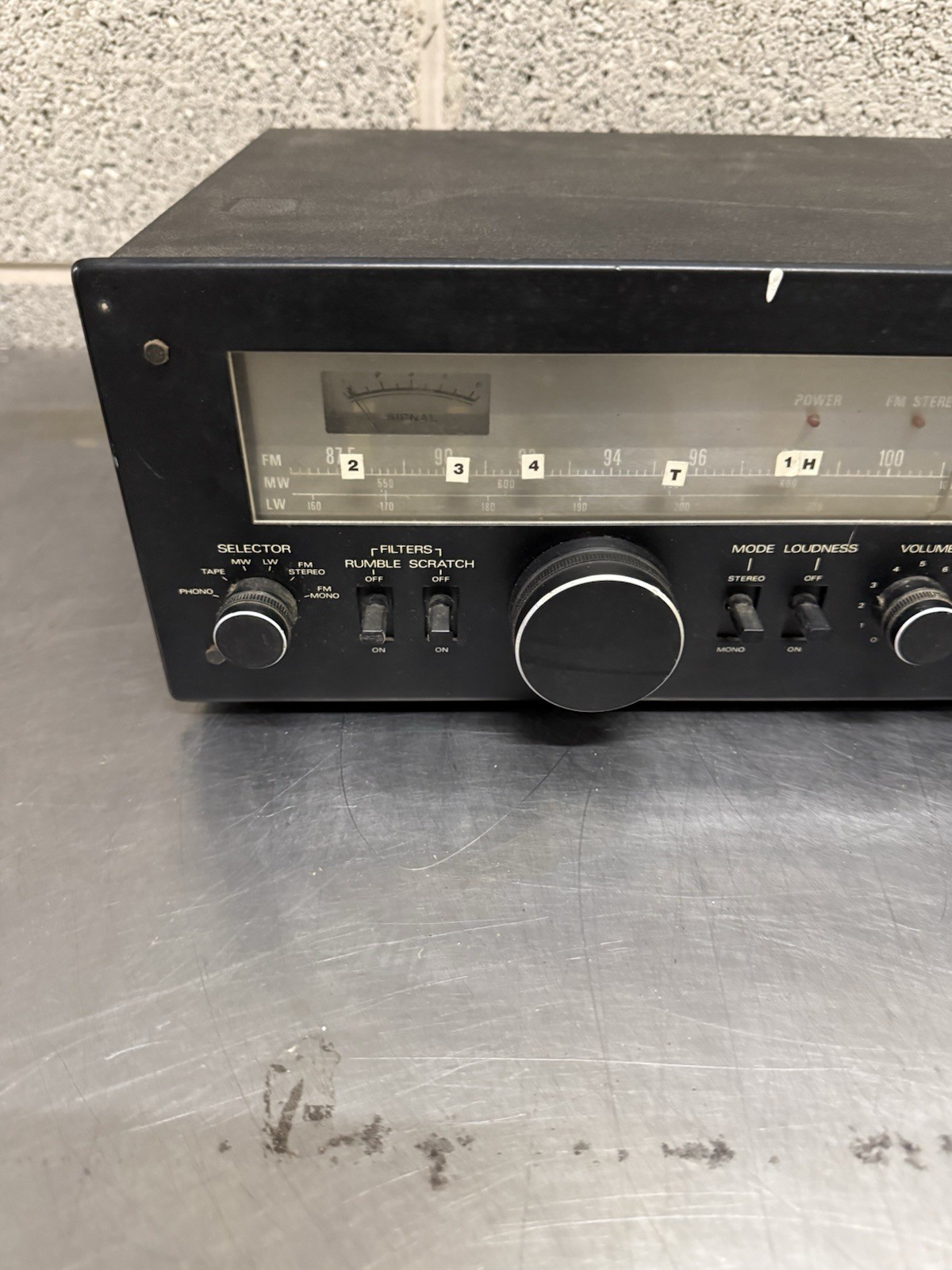 Amstrad Model EX222 Executive Stereo Receiver Untested Made In England