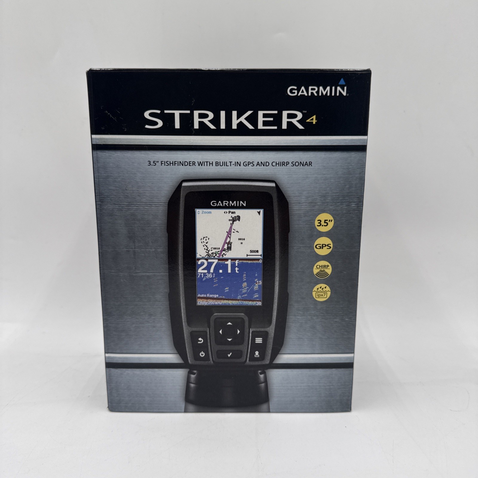 Garmin STRIKER 4 Fishfinder with 4-Pin 77/200kHz TM Transducer 010-01550-00