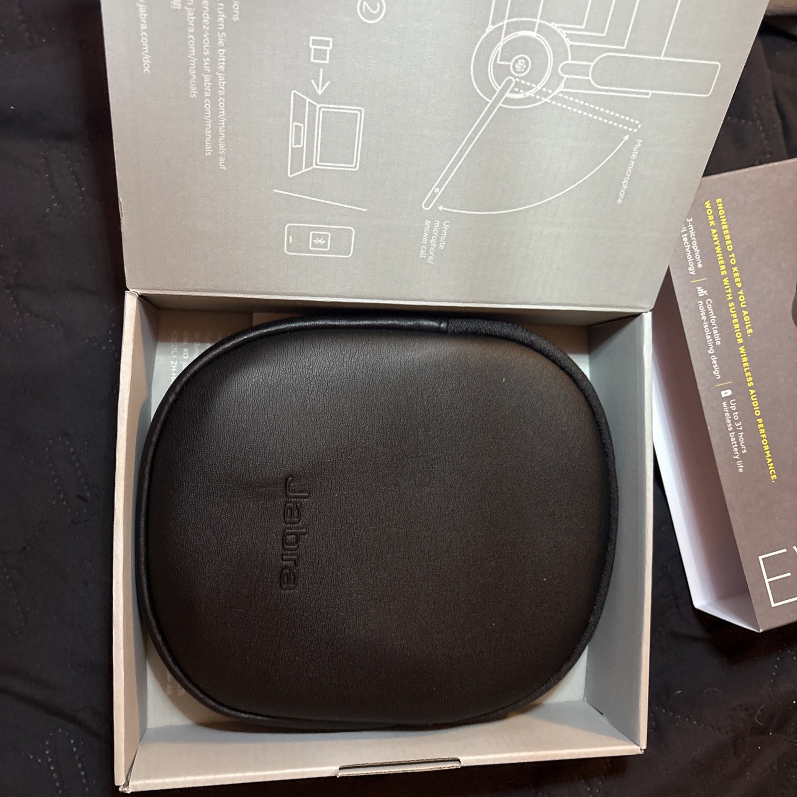 Jabra Evolve2 65 Stereo Wireless Headset (MS Teams, USB-A) - Black