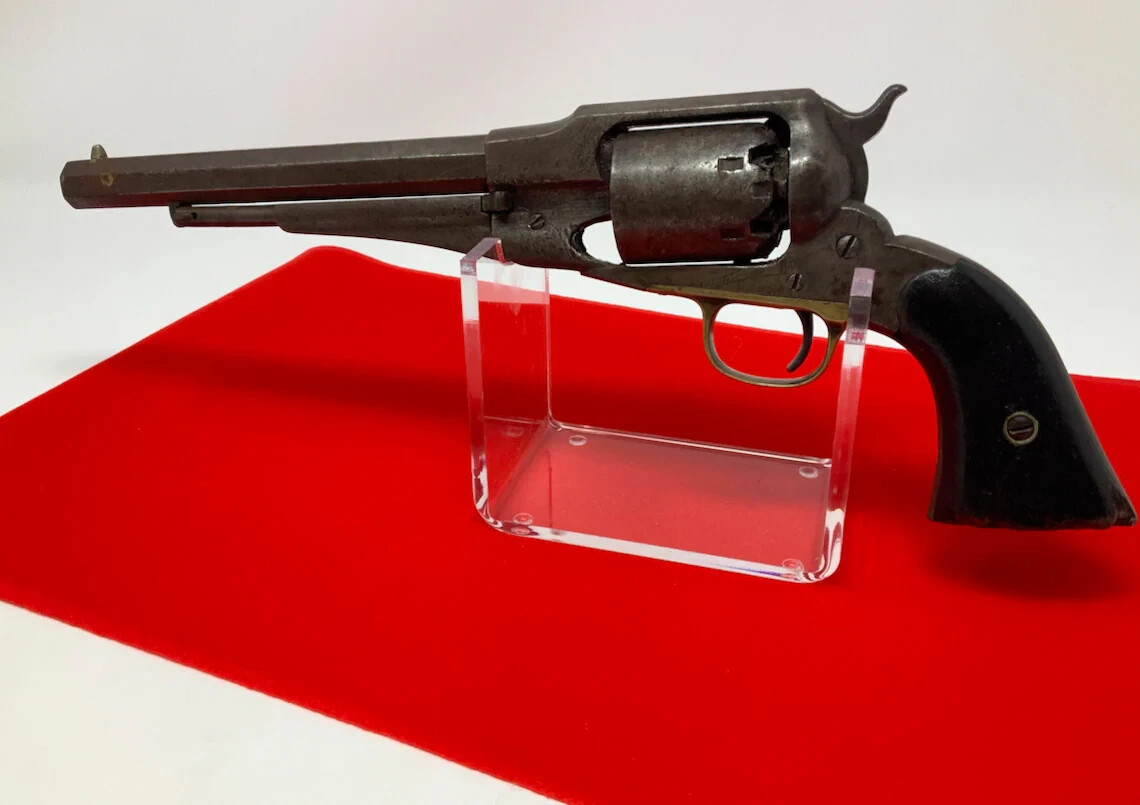 Gun Display Stand Acrylic Handgun Colt Pistol Revolver Civil War Antique Holder