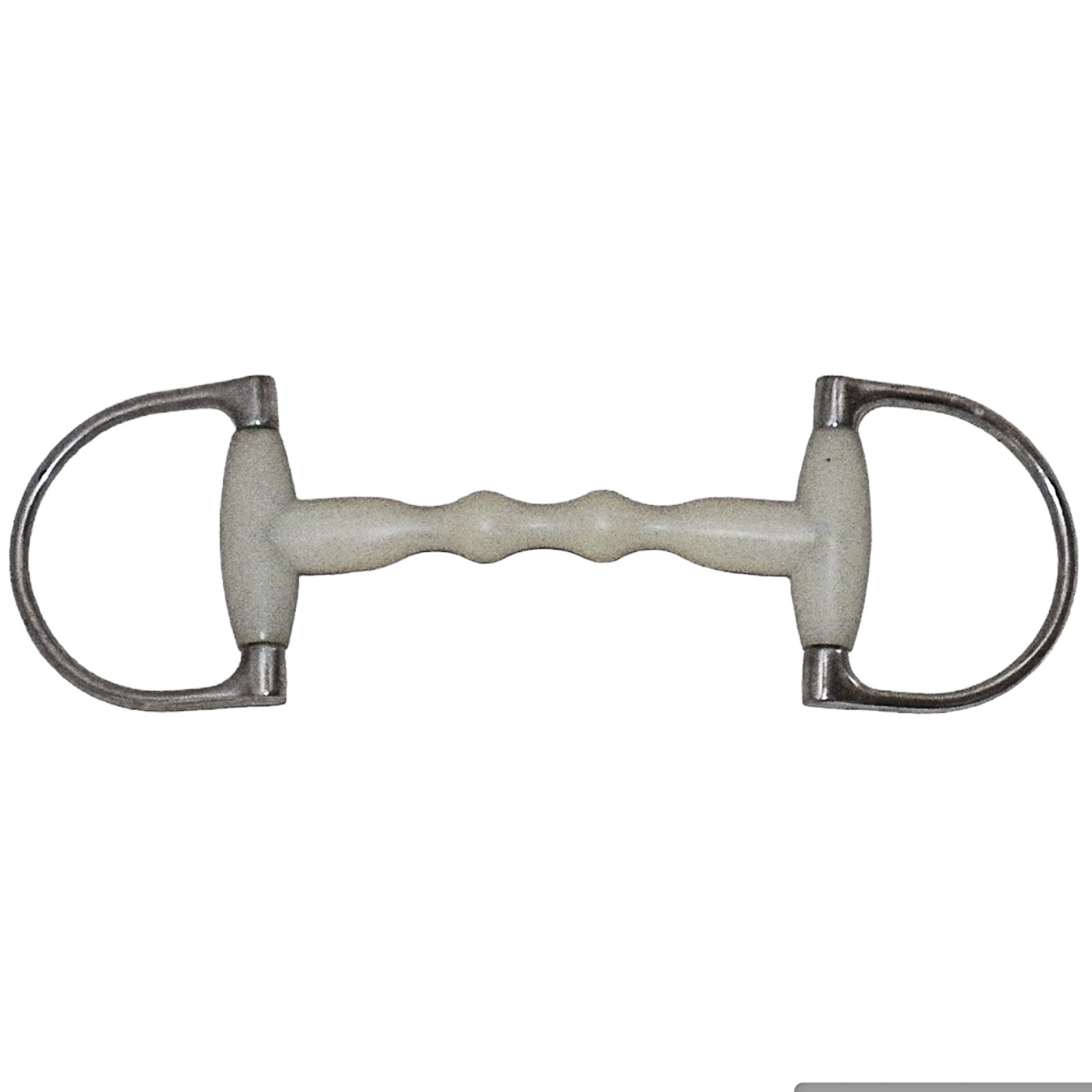 Happy Mouth Hard Polymer D Ring Shaped Mullen Mouth King Dee Ring 135 mm Bit
