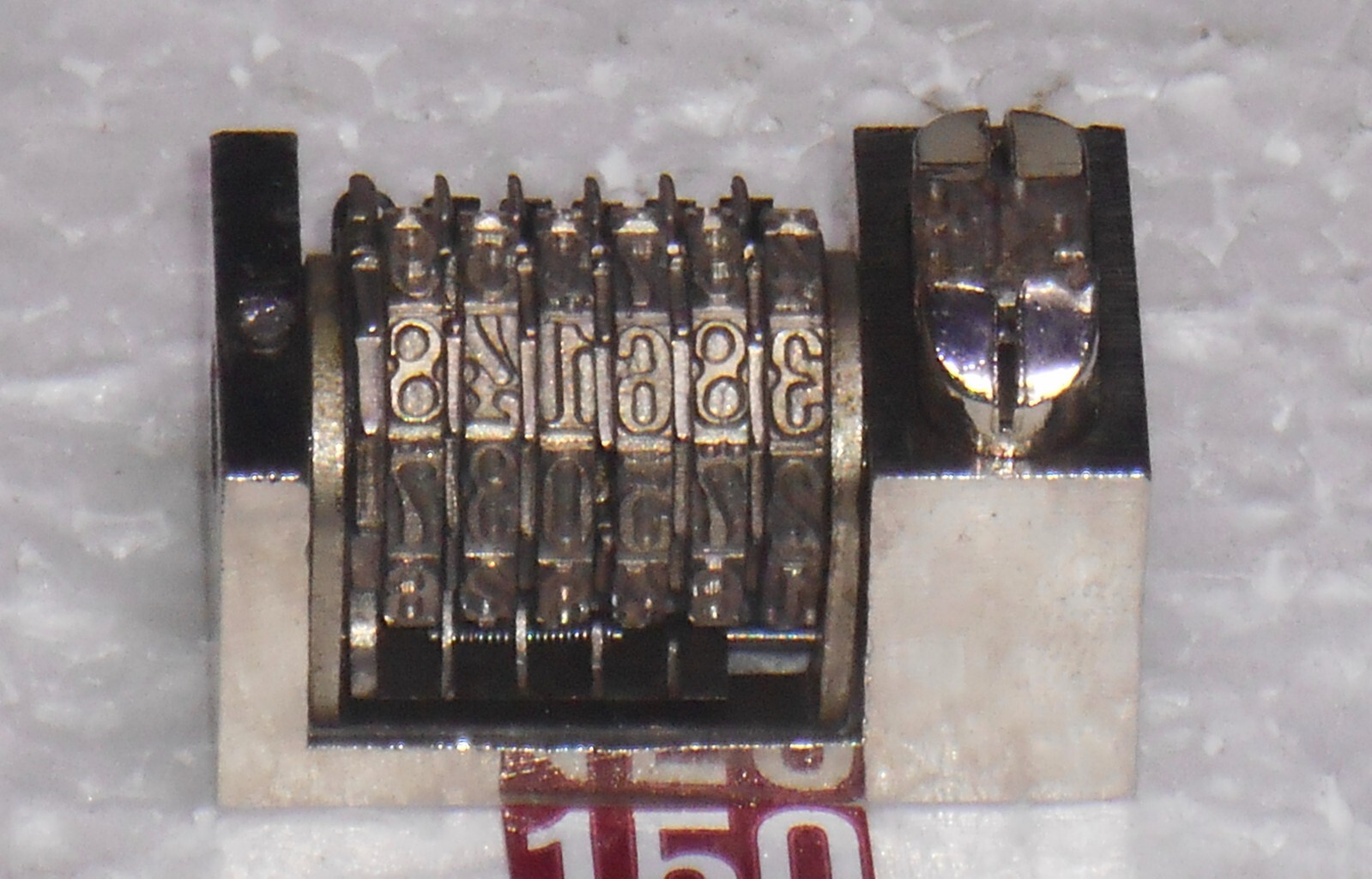 Reverse letterpress numbering machine | 150