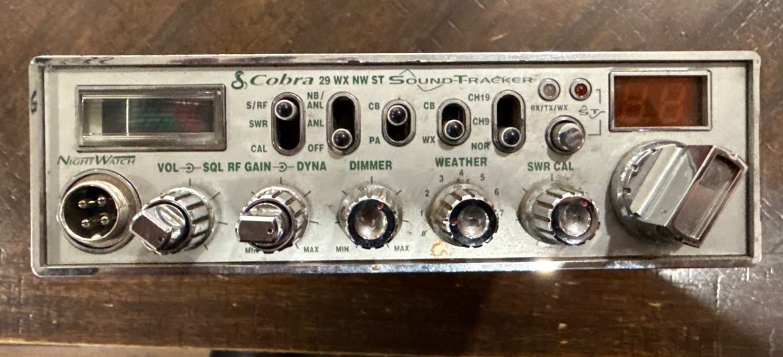 Cobra 29 WX NW ST Sound Tracker Untested Just Radio No Cords Or Mic