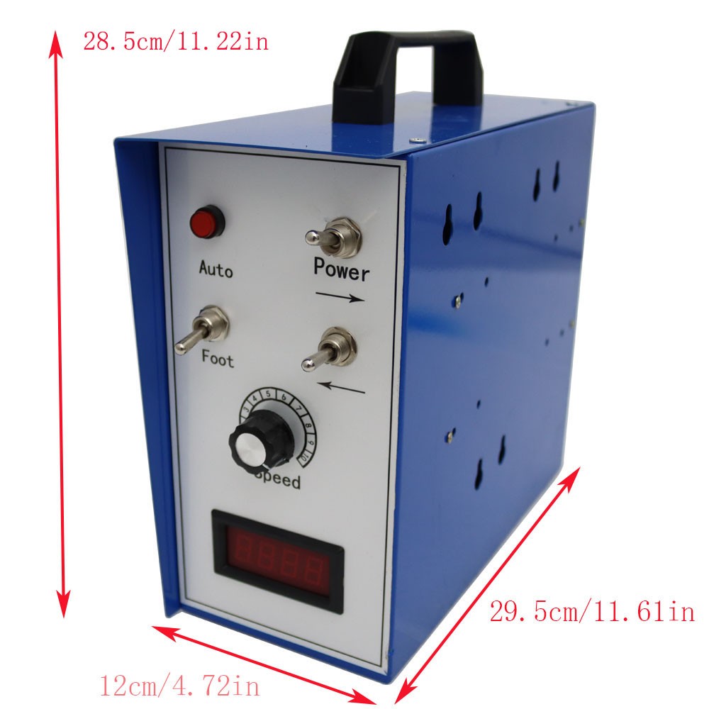 1 T / 2000 LBS Rotary Welding Positioner Turntable Timing 110V Speed Adjustable