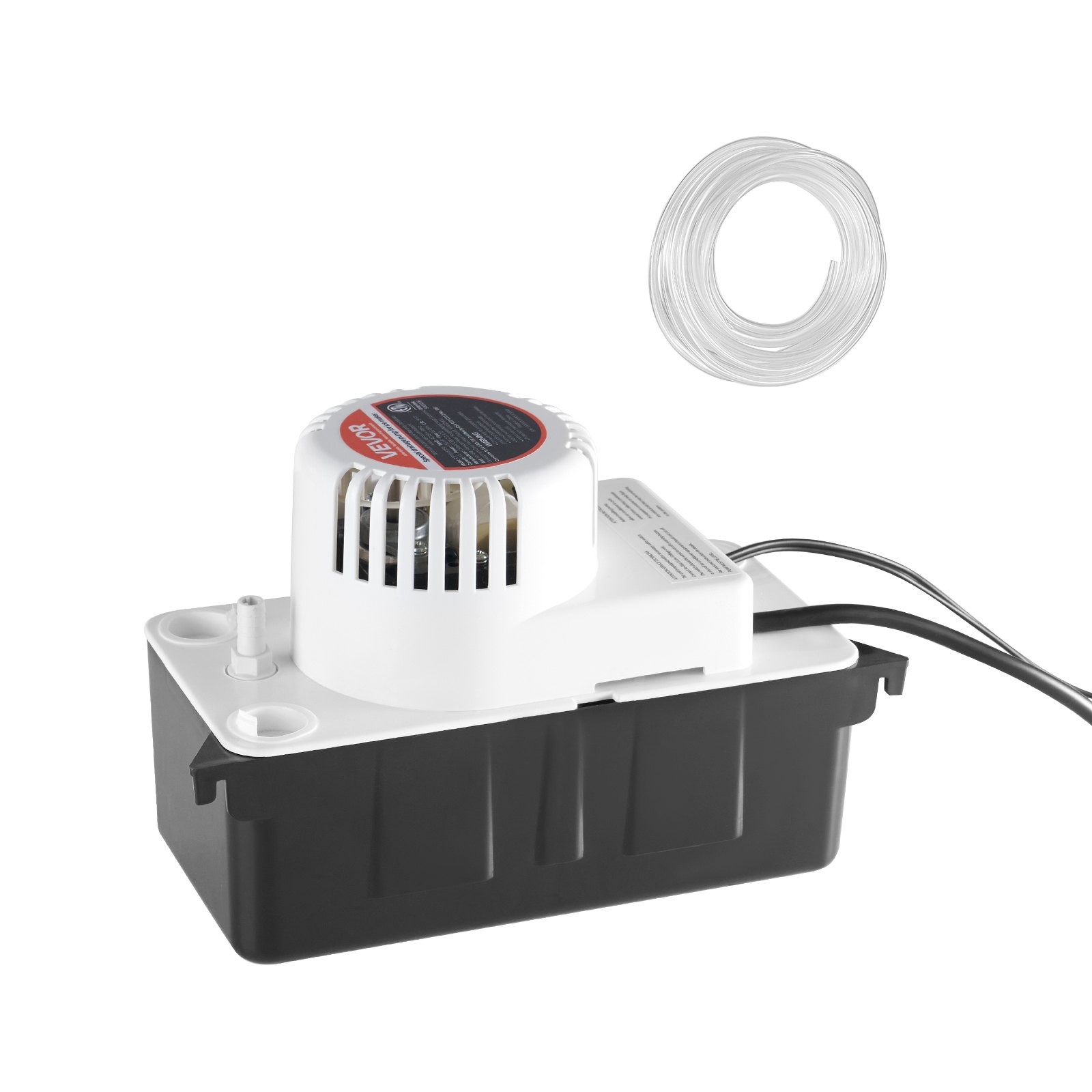 Condensate Removal Pump, 1/50 HP, 65 GPH, 15 ft Lift, 1/2 Gal Tank Automatic AC