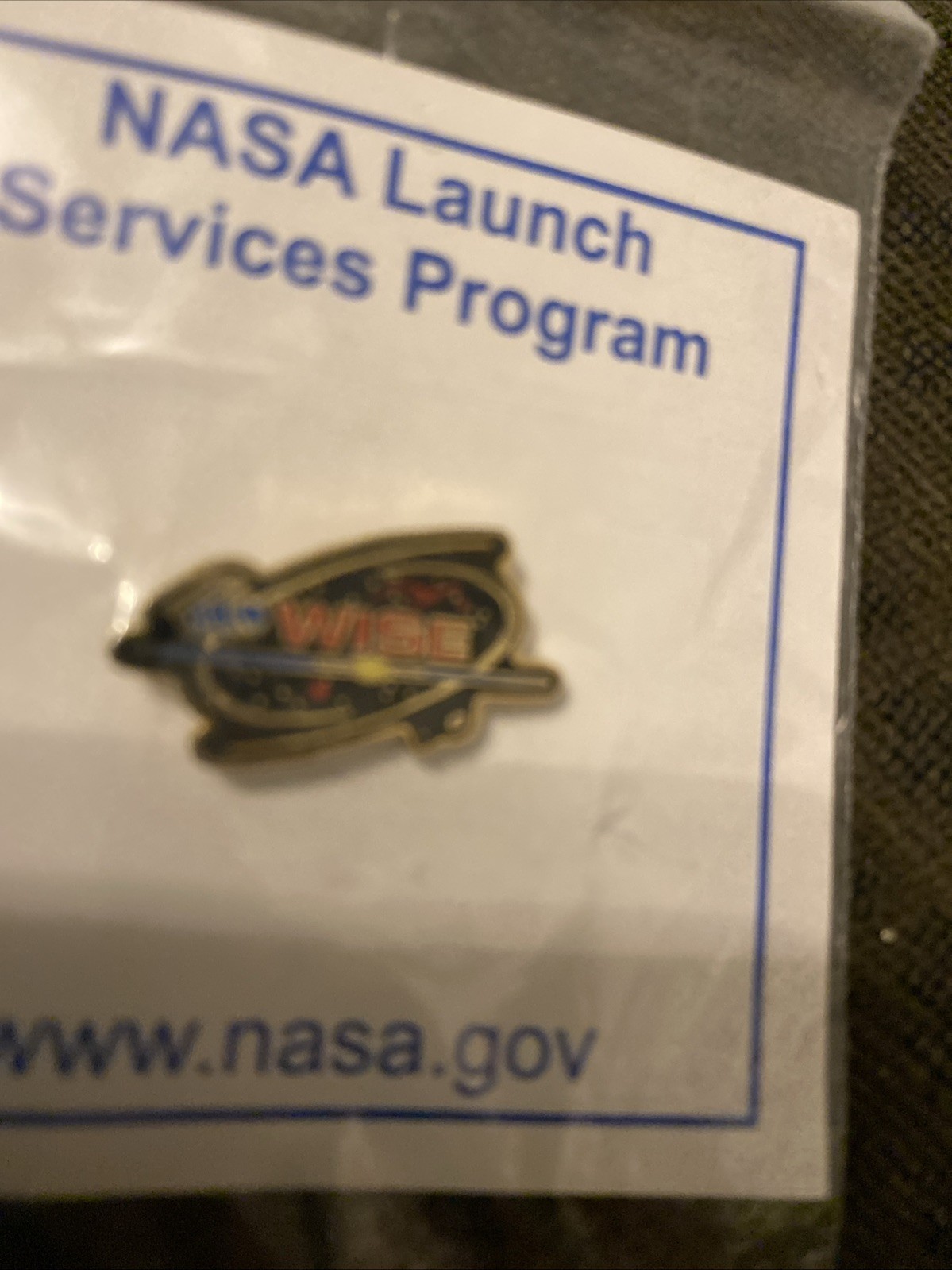 Rare NASA Launch Services Program Pin WISE NIP