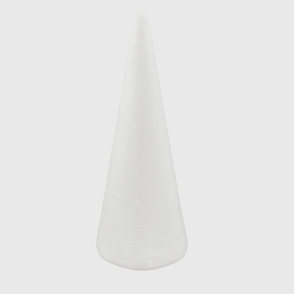 8-Pack 4x9.7 inch White Polystyrene Craft Foam Cones for DIY Projects