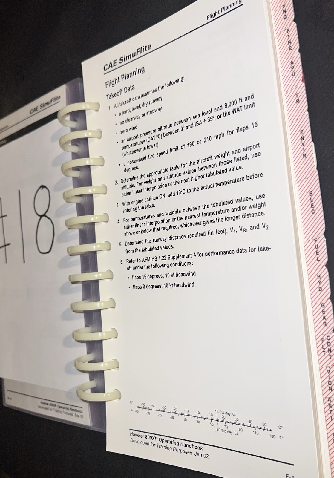 CAE SimuFlite Hawker 800 XP Operating Handbook