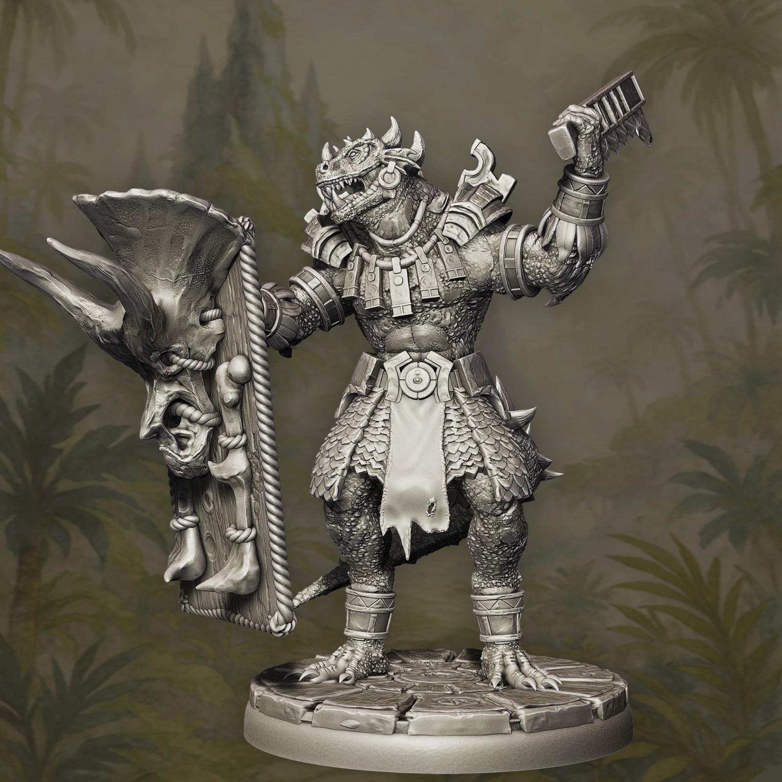 Lizardman Saurian Guardians 28mm fantasy