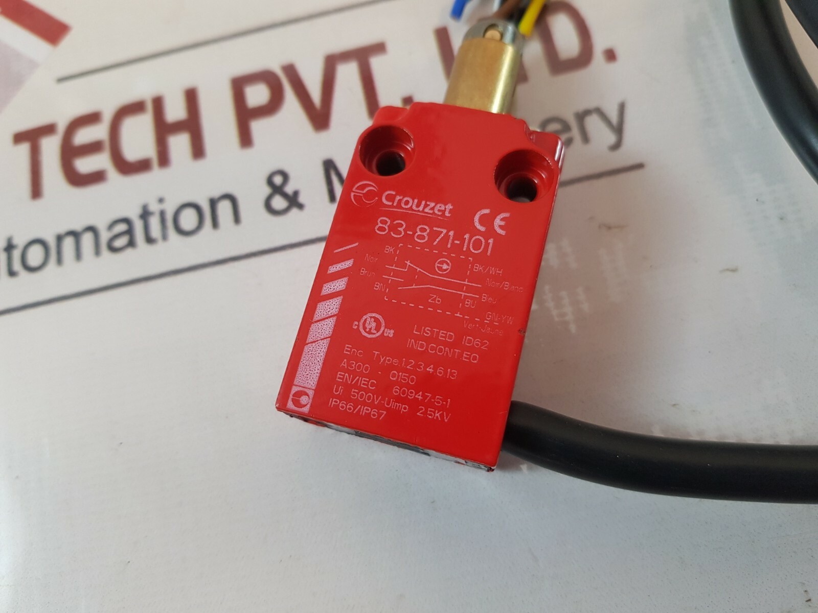 Crouzet 83-871-101 Microswitch with Cable A300-Q150
