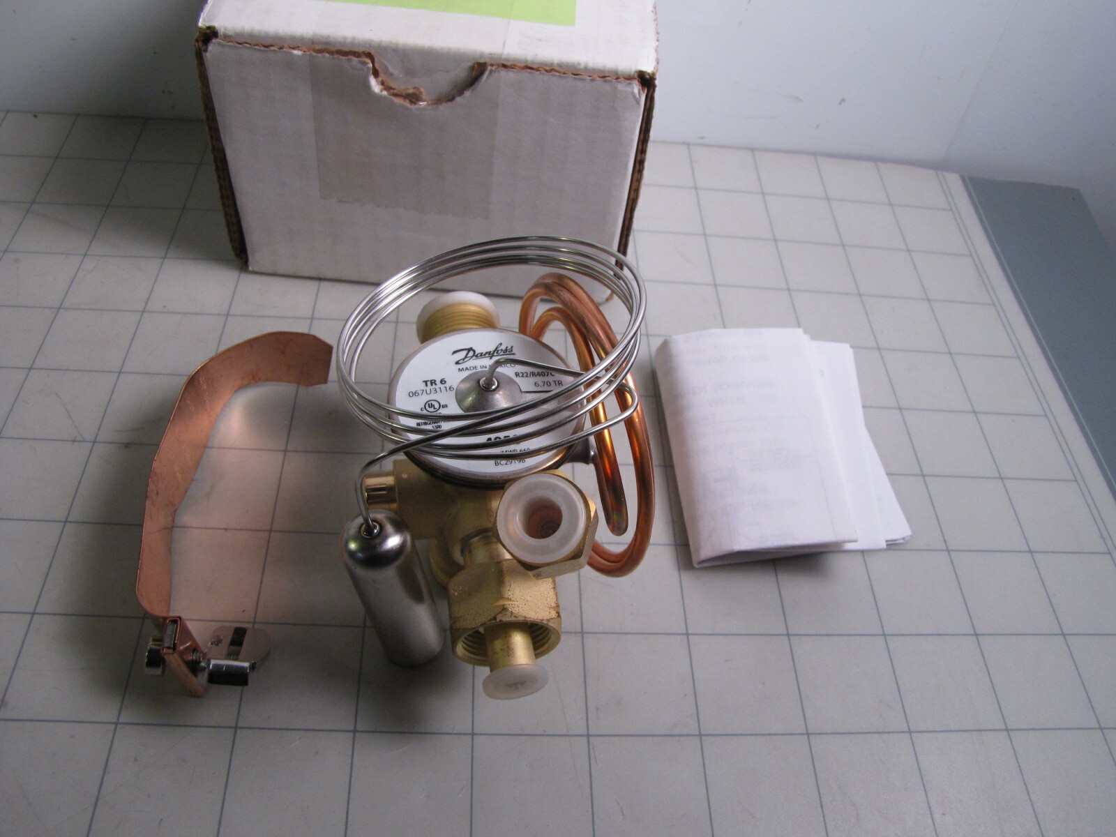 Danfoss TR6 067U3116 Thermostatic Expansion Valve Model X3-5 NEW