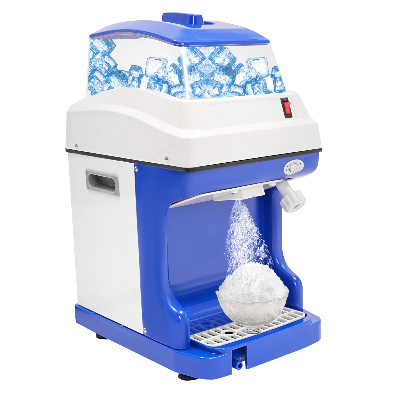 5L Electric Shaved Ice Machine Crusher Snow Cone Maker Ice Shaving Machine 250W