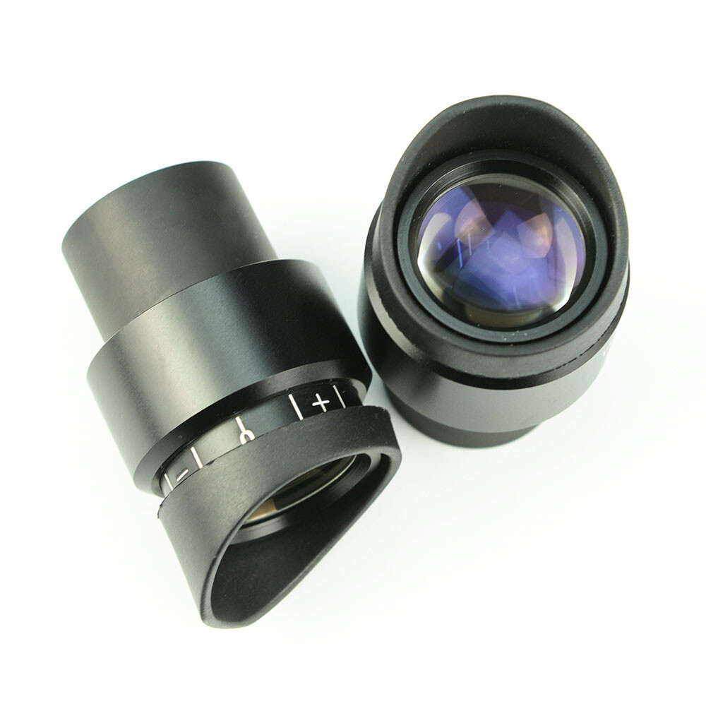 10X Microscope Eyepiece 30mm High Eyepoint Ocular Diopter Adjustable Wide Field