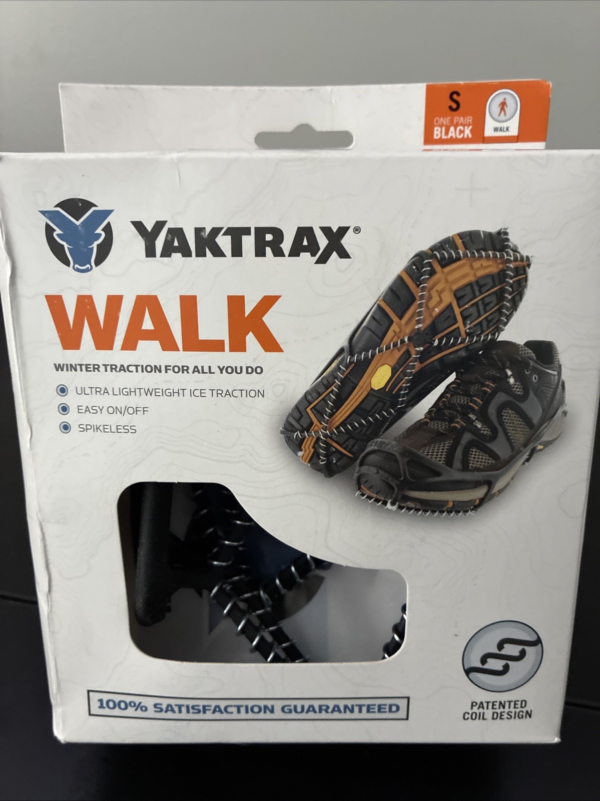 Yaktrax Walk Winter Ice Traction Device,  Size Small, Brand New, Never Used
