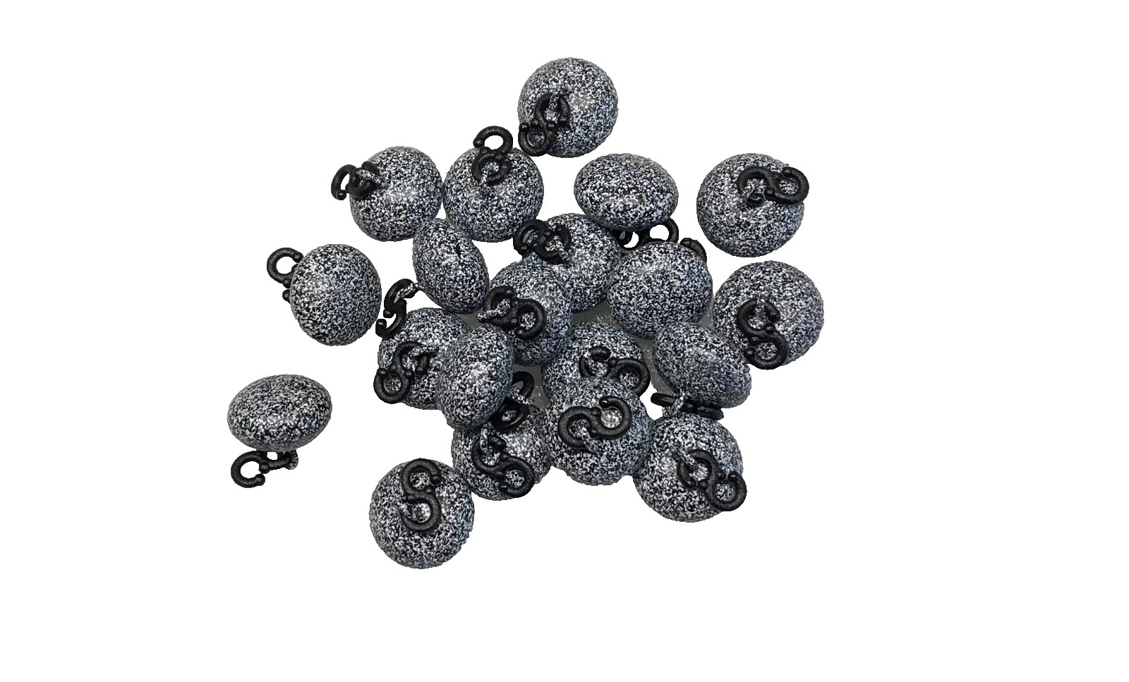 (SAUCER/SMARTIE) 20 back leads (20g) GRAVEL CAMO weights carp fishing tackle