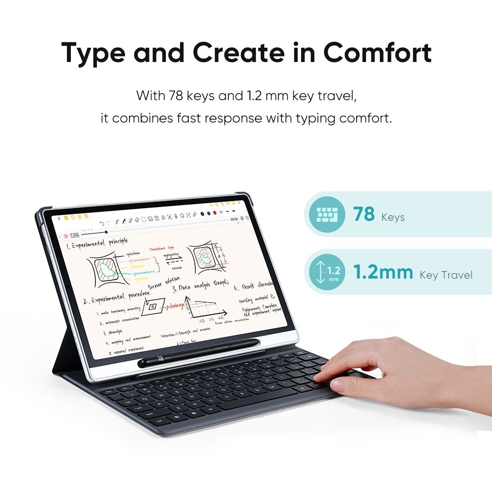 XPPen ACK09 Adjustable Bluetooth Shortcut Keyboard Only For Magic Note Pad
