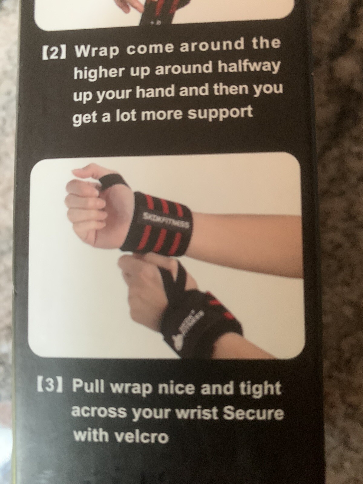 Weight Lifting Wrist Wraps Gym Workout Training Support Straps