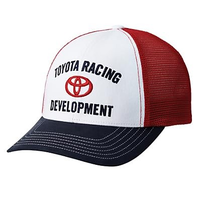 Toyota Racing Development Snapback Baseball Cap, One Size, Red/White/Black