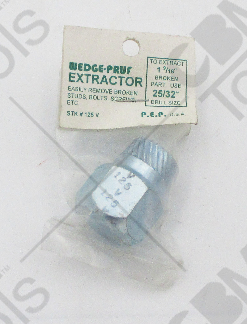 Wedge-Pruf 125V - 1-9/16" Screw Extractor