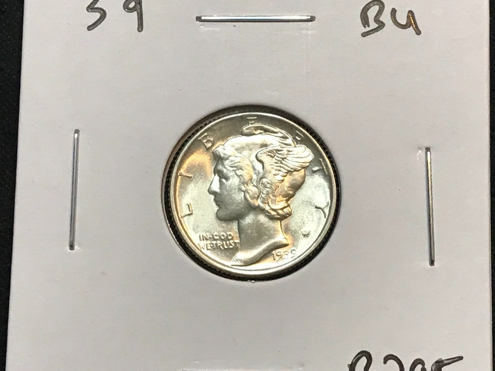 1939-P Mercury Dime - BU/Uncirculated 90% Silver 10C - B295