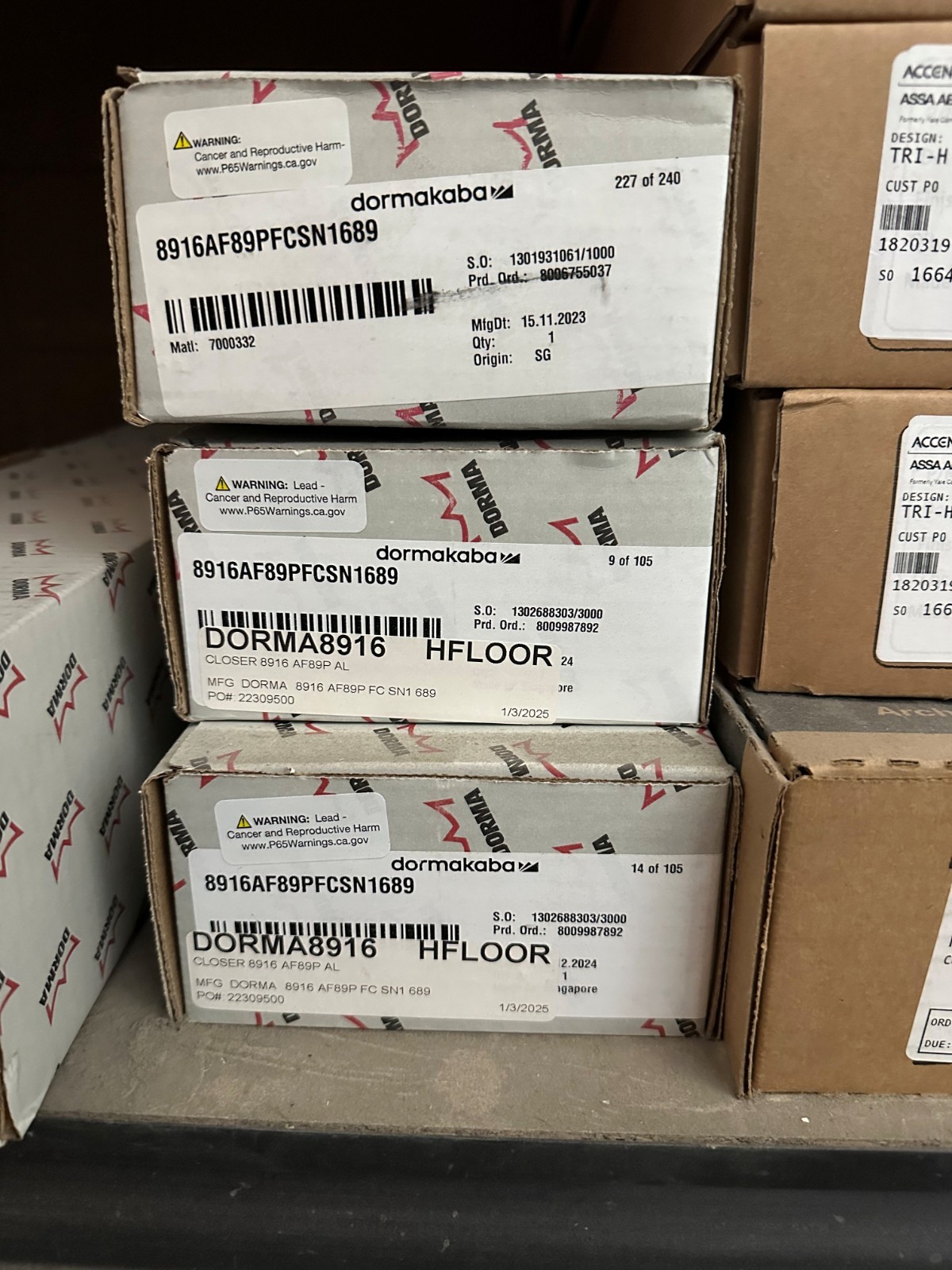 Dorma 8916 AF89PFC SN-1 689