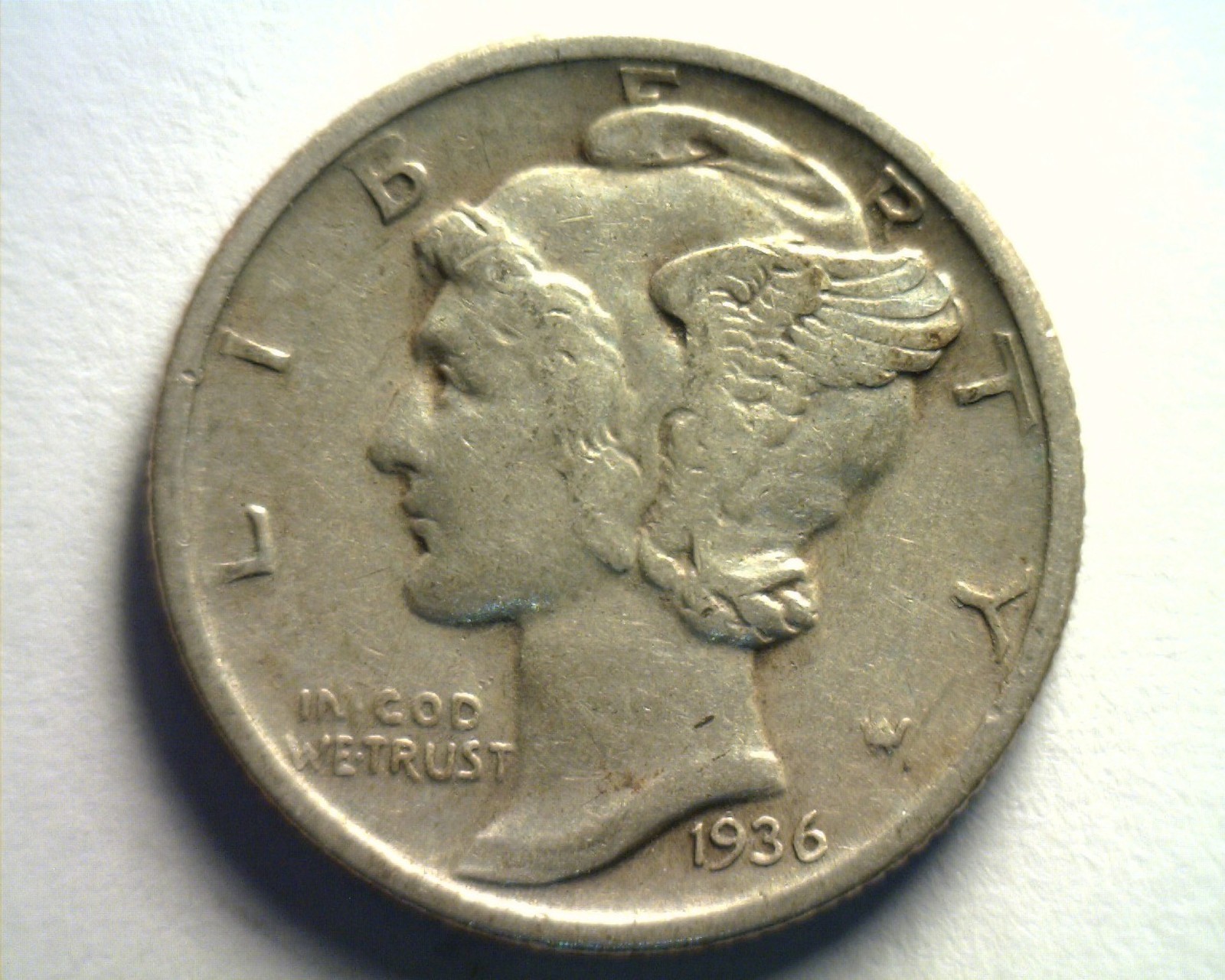 1936 MERCURY DIME EXTRA FINE XF EXTREMELY FINE EF NICE ORIGINAL COIN 99c SHIP