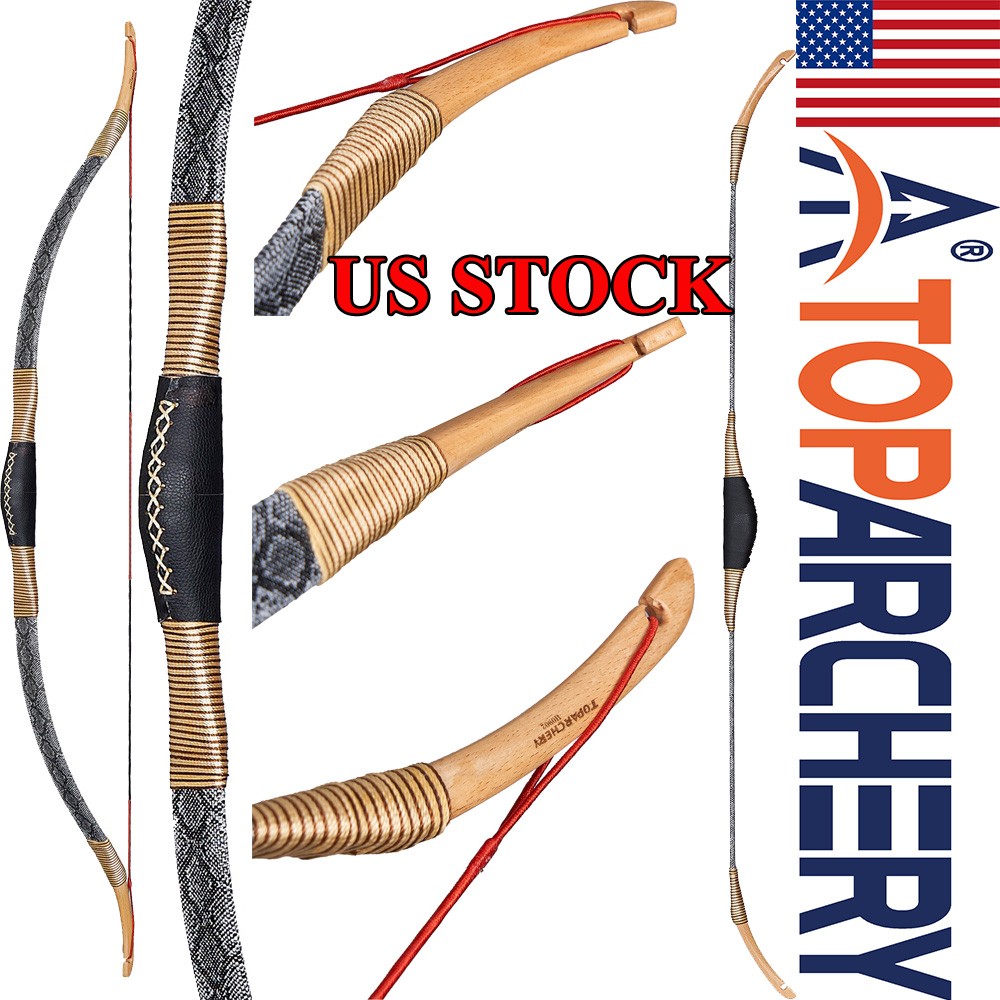 45" Archery Traditional Turkish Recurve Bow Handmade Short bow Horse Bow Hunting