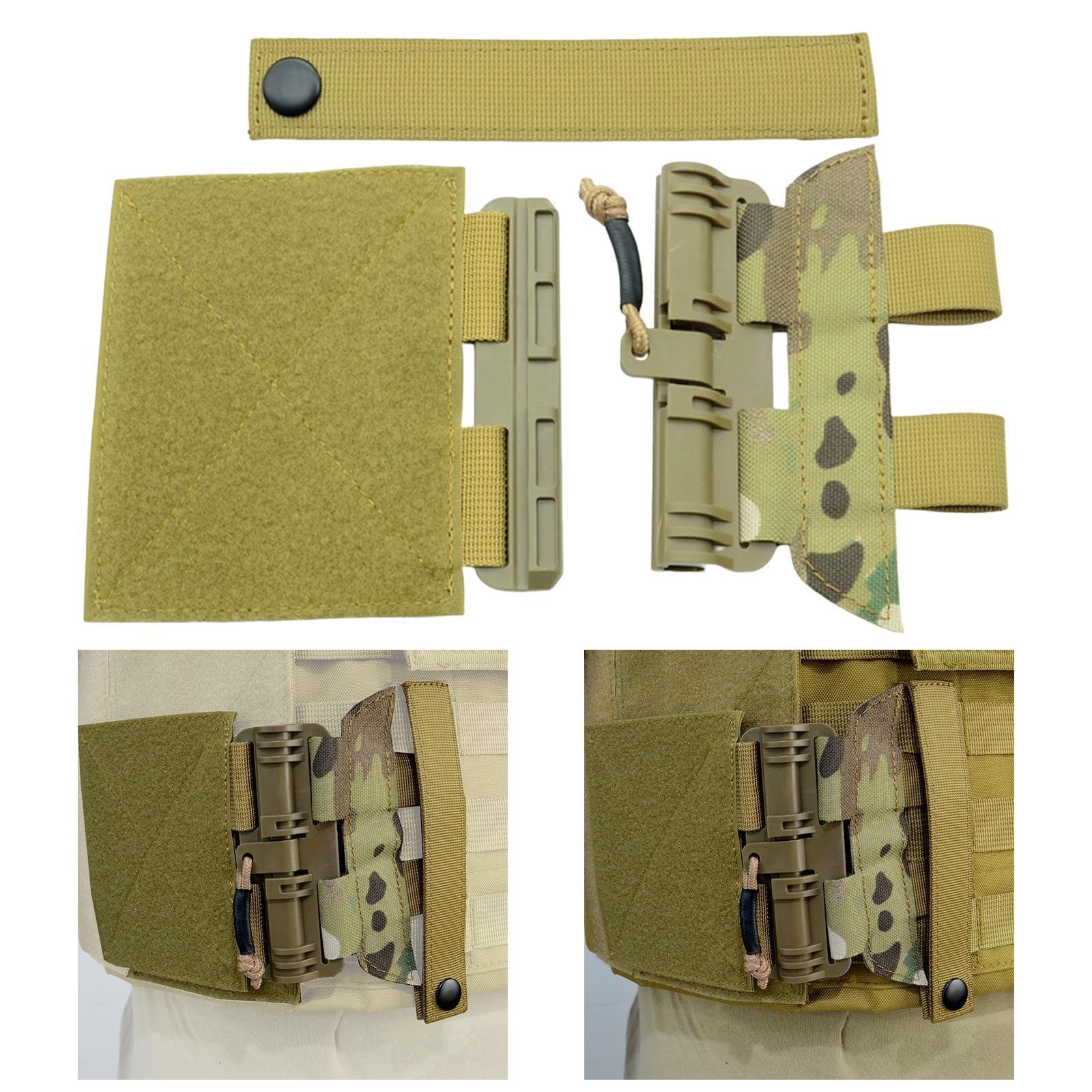 Vest Quick Release Buckle Set Quick Disconnect Tube Cummerbund Adapter Assembly