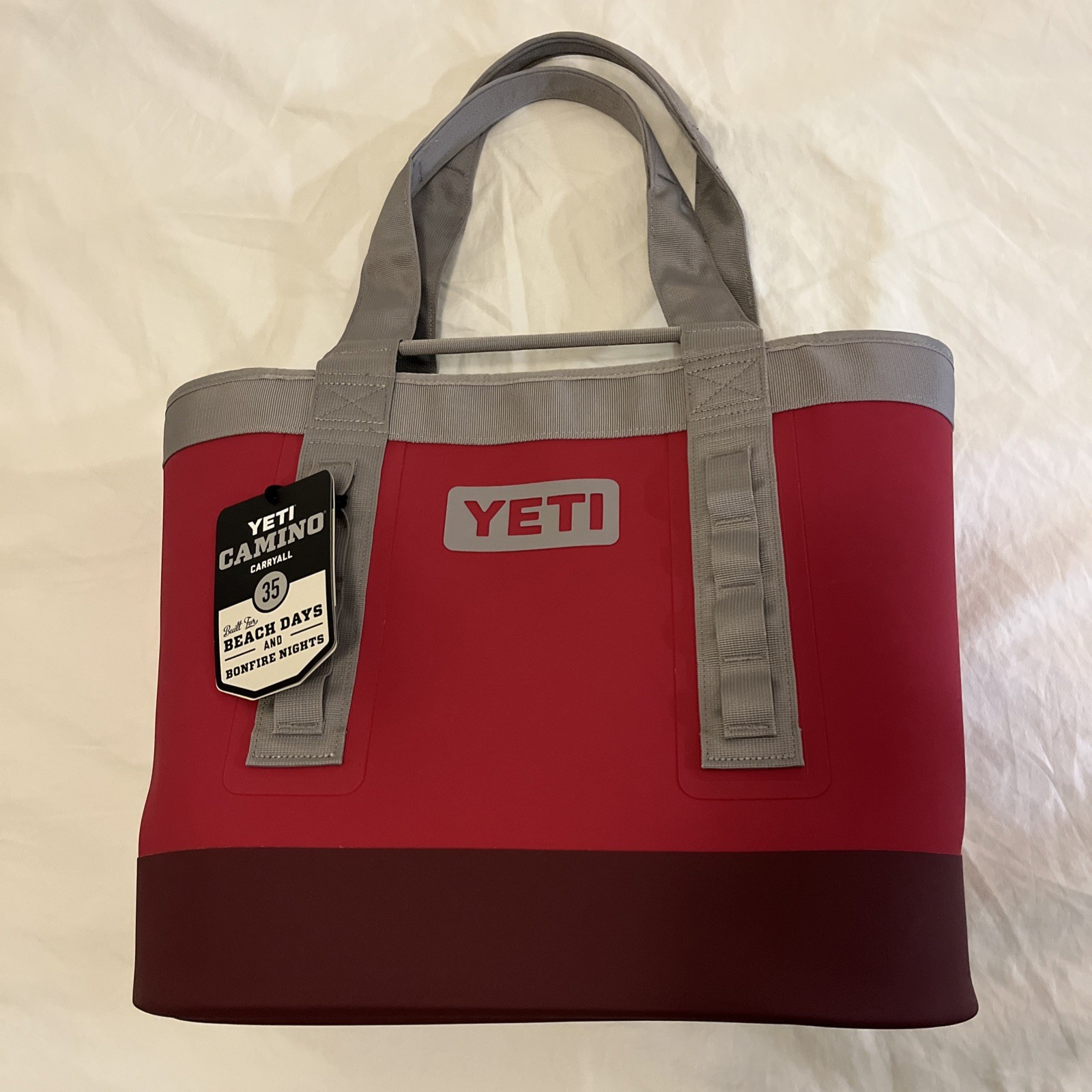 YETI Camino 35 Tote Bag Harvest Red RARE - Brand New With Tags